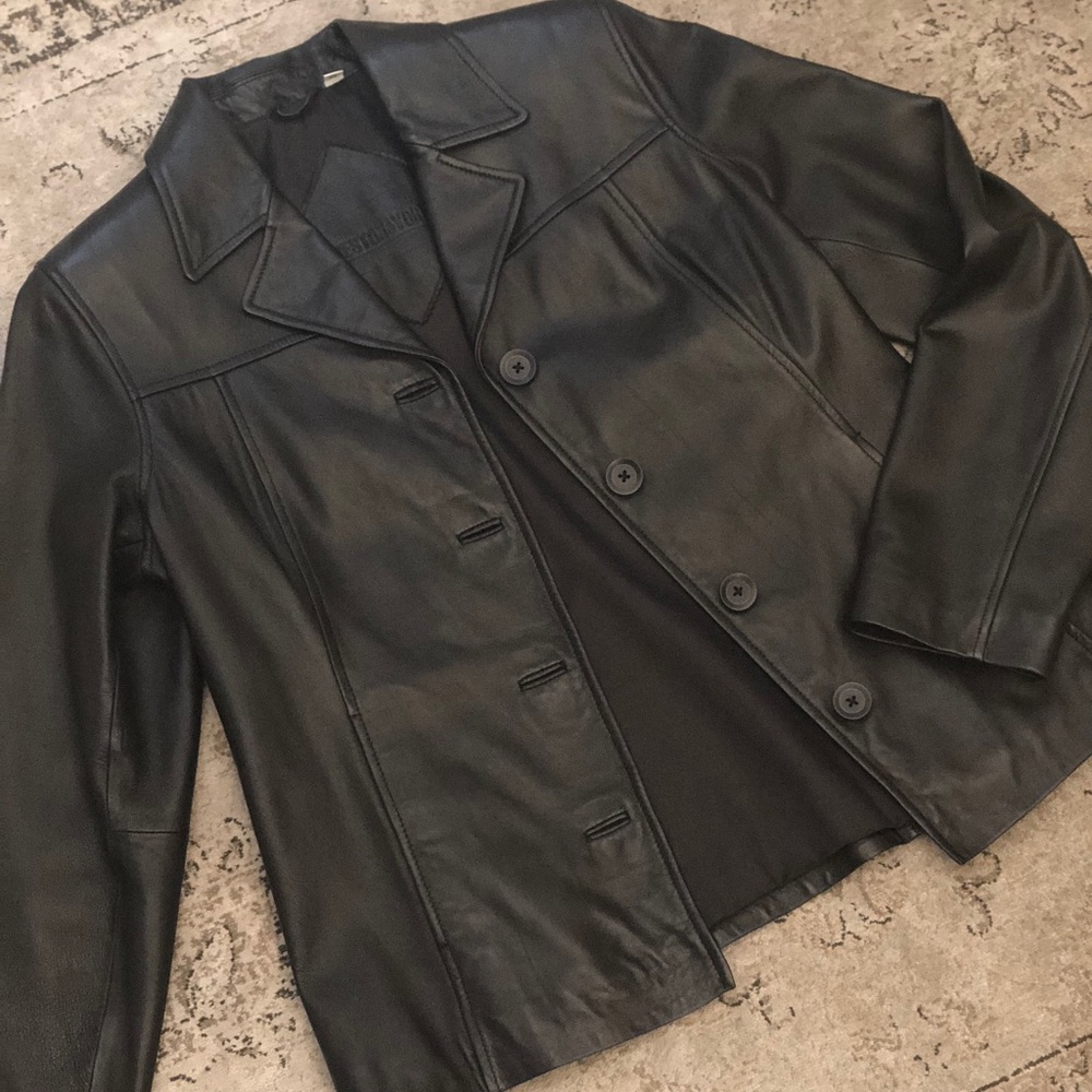Preston and York leather jacket